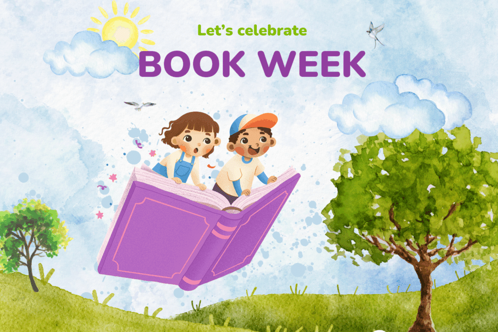 AAC and books image for book week