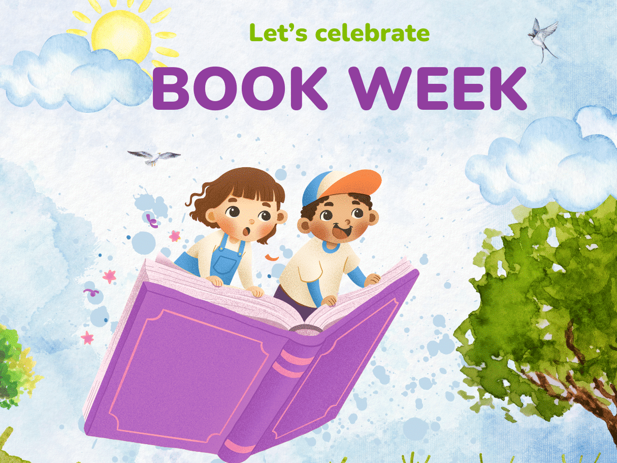 AAC and books image for book week