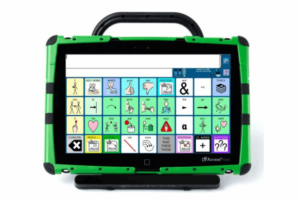 Look® eye tracking on an Accent® 1000